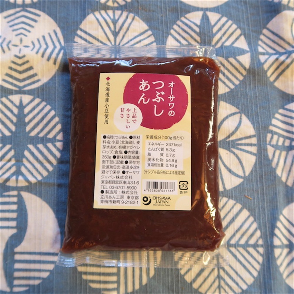 chitree organic 北海道小豆つぶしあんこ：白砂糖不使用